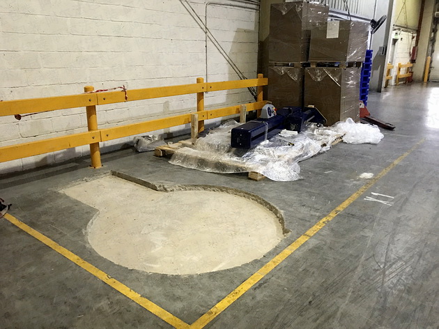 缠绕机地坑安装方式