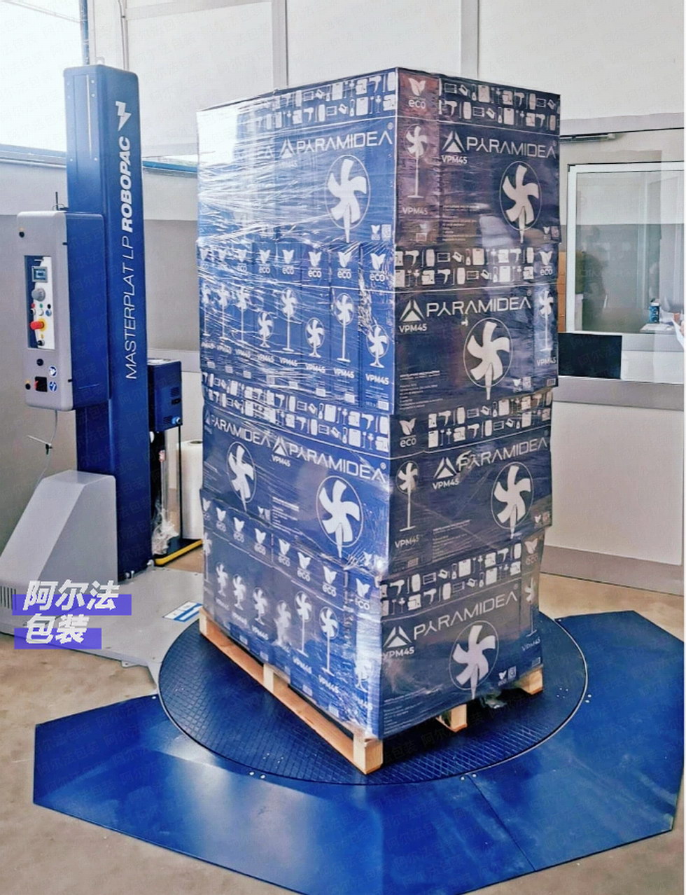 深圳缠绕机薄底盘款案例