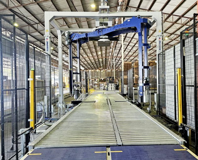 高速款悬臂式缠绕机案例