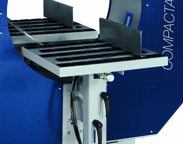 水平式缠绕机可调节挡边